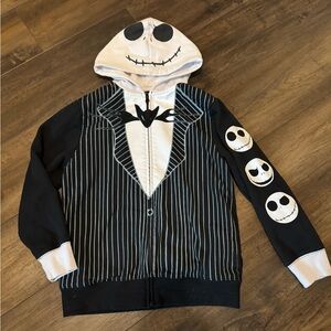 Jack Skellington Nightmare before Christmas hoodie boys 10/12